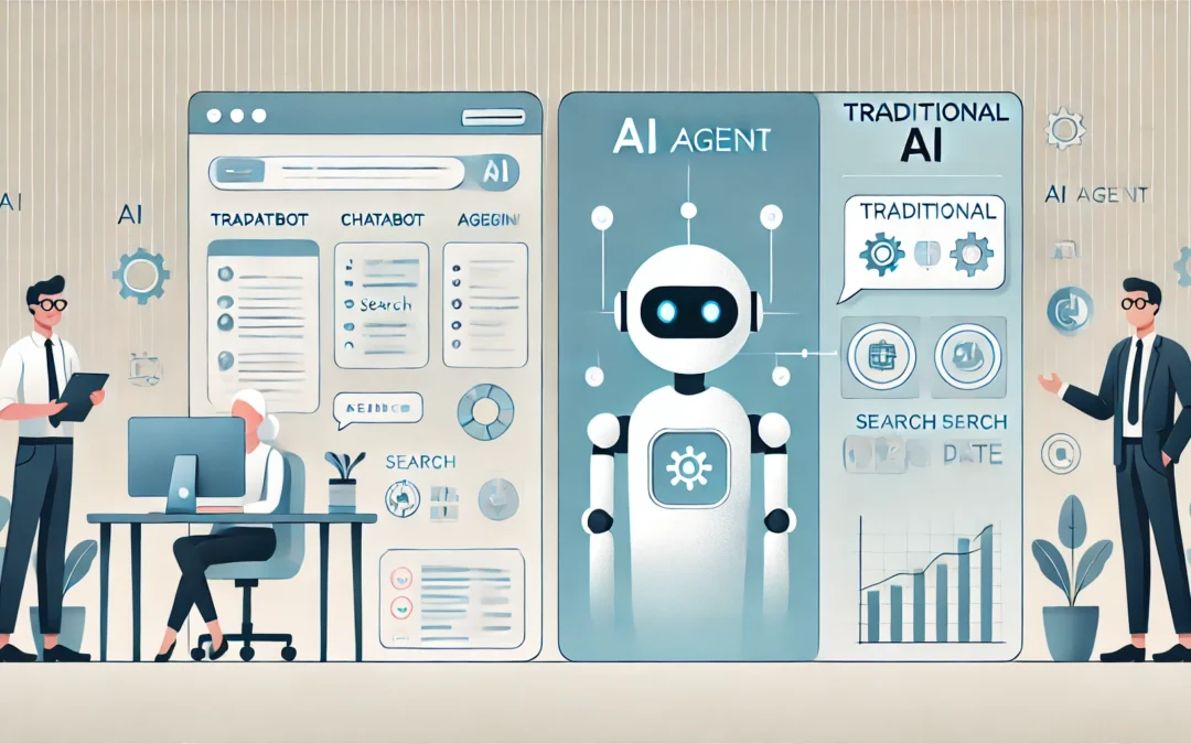 Perinteinen tekoäly vs. AI-agentit. Mikä on ero ja miksi sillä on väliä?